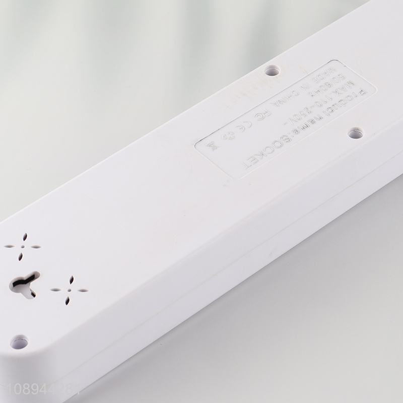 Online Wholesale EU Extension Socket Power Strip with 3 USB Charging Ports