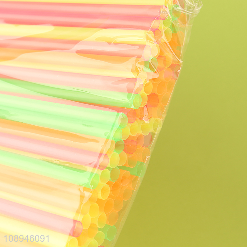 High Quality Colorful Plastic Drinking Straws for Juice Milk