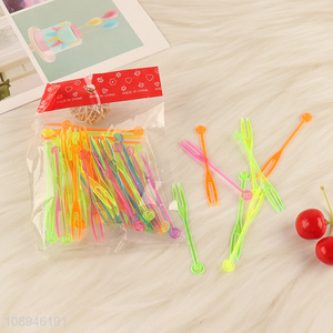 Online Wholesale Colorful Plastic Fruit Stick Appetizer Picks