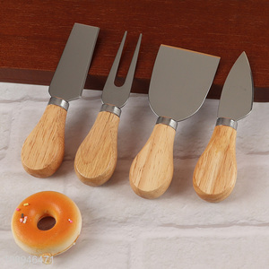 Factory Supply 4PCS Mini Stainless Steel Cheese Knife Set Kitchen Tools