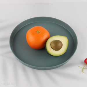 High Quality 3 Colors Melamine Snacks Plate Unbreakable Fruit Tray