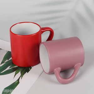 Factory direct sale multicolor ceramic water cup drinking cup