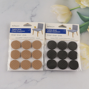 Factory Supply 9PCS 2.8X2.8CM Round EVA Furniture Pads Anti Scratch Chair Leg Pads