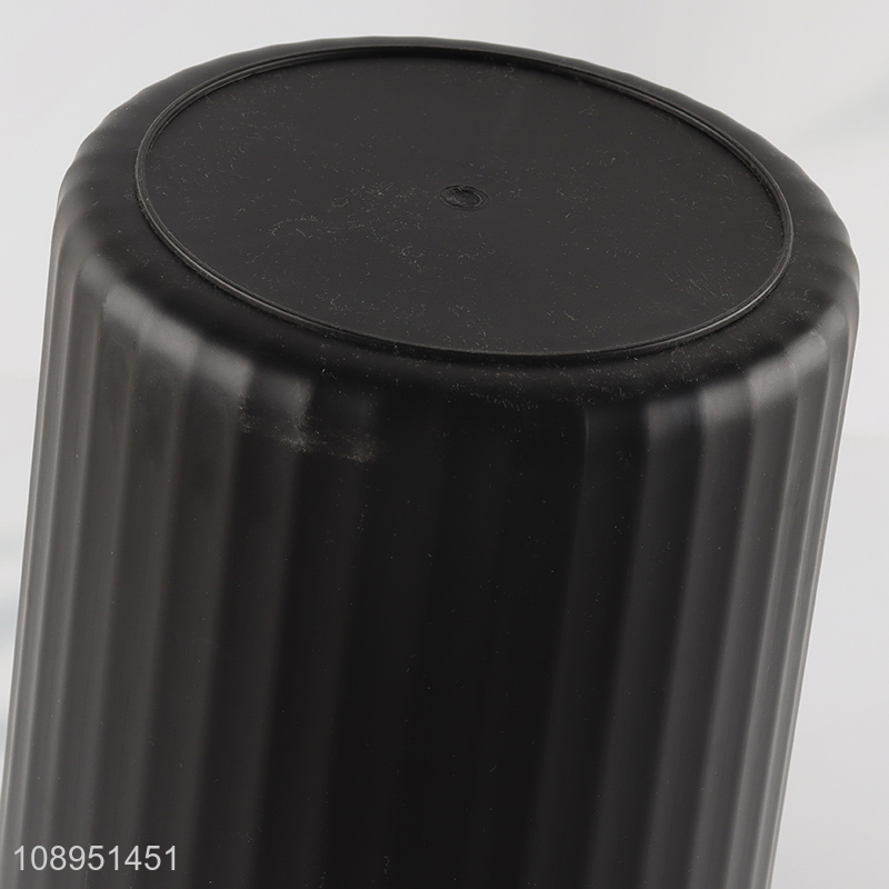 Factory Price Plastic Trash Can with Pressure Ring for Kitchen Bathroom