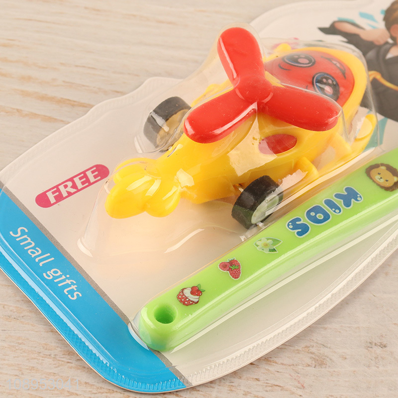 China Imports Soft Bristles Kids Children Toothbrush with Toy Vehicle