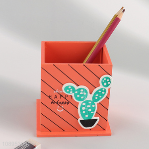 Online Wholesale Wooden Pencil Holder Wood Desktop Organizers for Kids