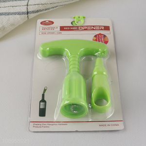 New Product Bottle Stopper and Wine Bottle Opener Set Kitchen Gadgets