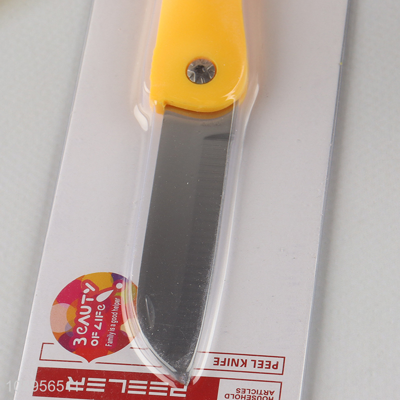 High Quality Stainless Steel Folding Knife Kitchen Fruit Knife