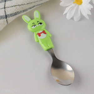 New Arrival Cartoon Feeding Training Spoon for Kids Boys Girls