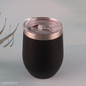 Wholesale 250ml Double Walled Stainless Steel Vacuum Insulated Egg Shaped Coffee Mug