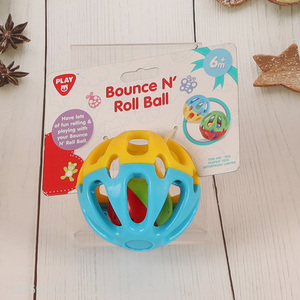 China factory bounce roll ball baby shaking rattle toy