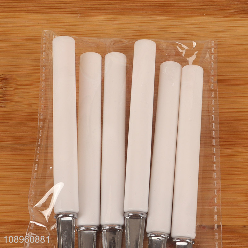 Best sale 6pcs stainless steel cutlery spoon set for home restaurant