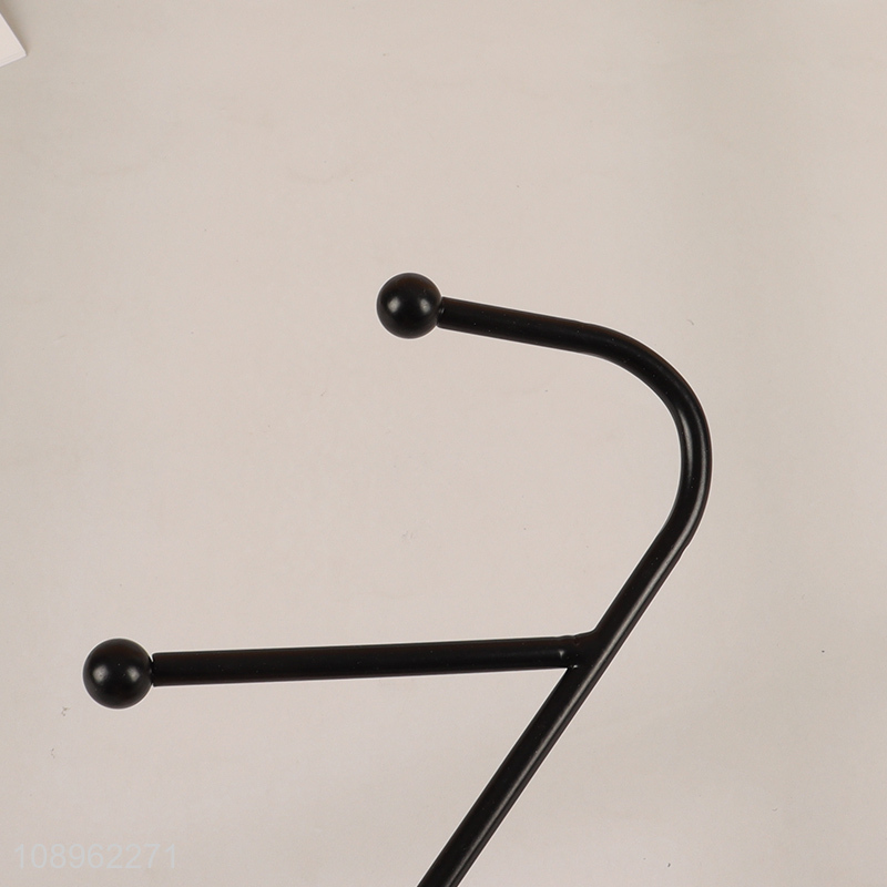 Hot items black over the door hook coat hook for bathroom