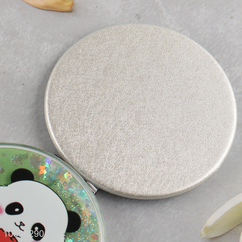 Online Wholesale Cute Panda Makeup Mirror Double Sided Cosmetic Mirror