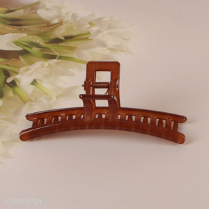 Yiwu market rectangle non-slip hair claw clips for ladies