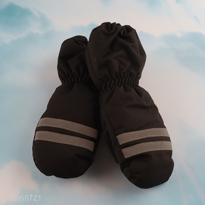 Wholesale Fleece Lined Ski Gloves Winter Thermal Gloves for Kids Children