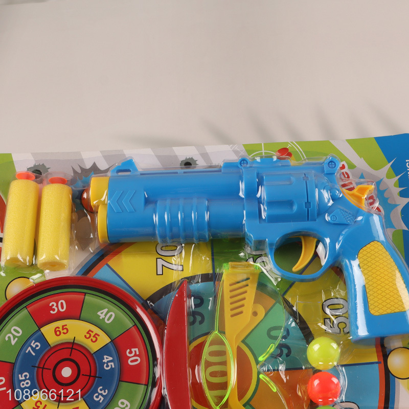 Hot selling children shooting games soft bullet gun toy