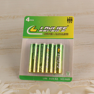 Hot Selling 1.5V AA Alkaline Zinc-Manganese Batteries for Led Candle