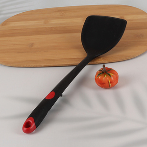 New product silicone non-stick long handle cooking spatula