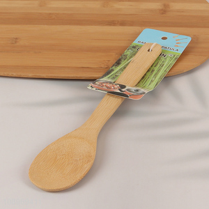 Best sale home kitchen utensils bamboo cooking spatula wholesale