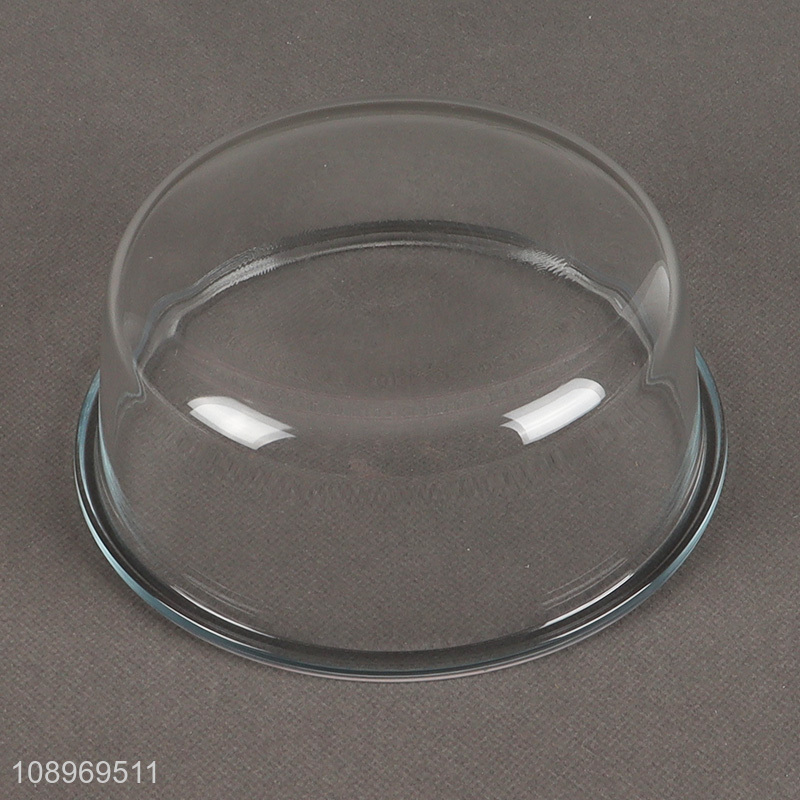 Top products round sealed glass food container preservation box