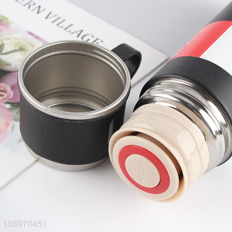 Wholesale 500ml Vacuum Flask Set Insulated Water Bottle Set with 2 Cups