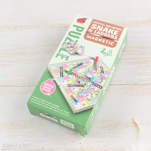 New Product Magnetic Snakes and Ladders Board Game with Folding Board