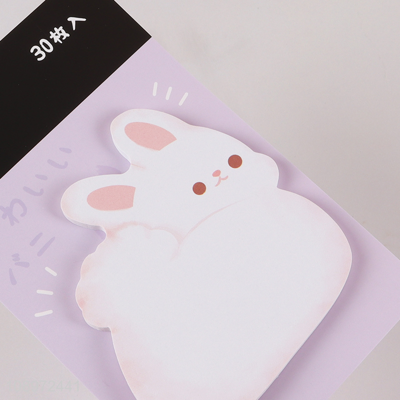 New products rabbit shape 30sheets sticky notes post-it notes