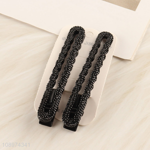 Online Wholesale 2PCS Hollow Metal Hair Clips for Women Girls