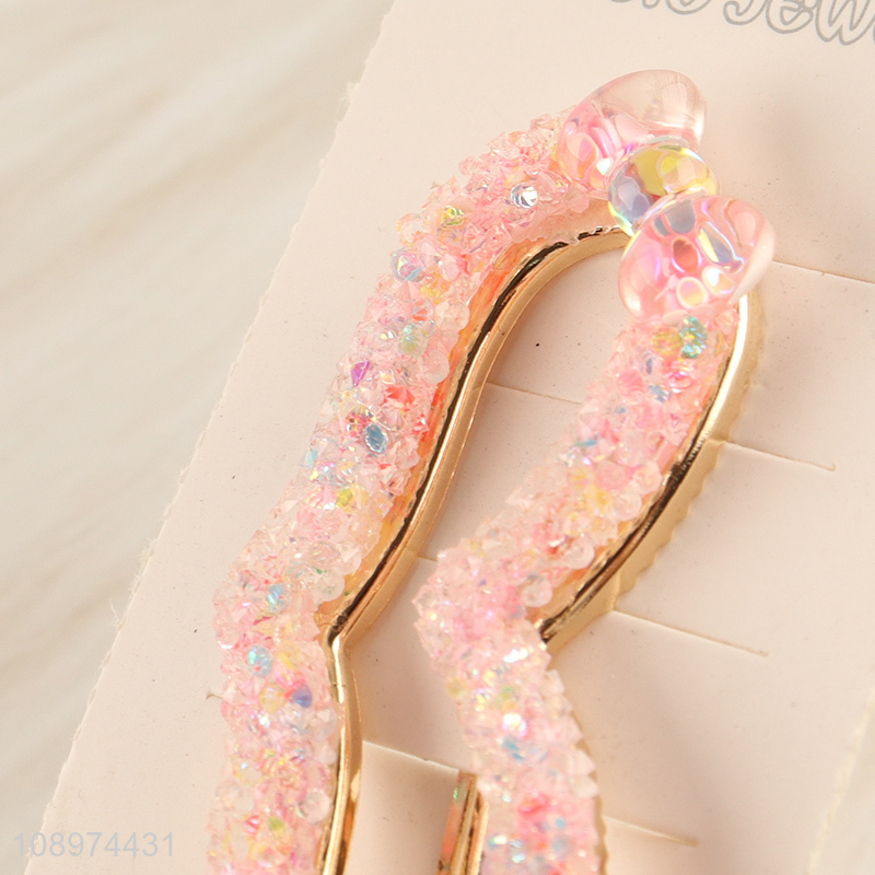 New Product Trendy Resin Hair Clips Fashion Hair Barrettes