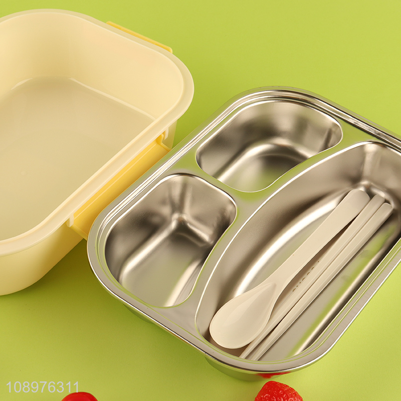 China product portable stainless steel lunch box for school kids