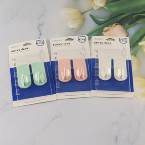 Online wholesale multicolor u-shaped plastic sticky hook set