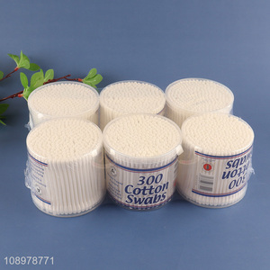 Factory price disposable plastic stick cotton swab for personal care