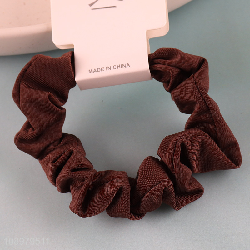 Top selling elastic fashionable women hair scrunchies hair accessories wholesale