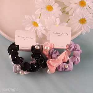 China wholesale fashionable girls hair accessories hair scrunchies hair rope