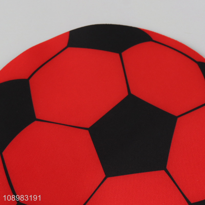 Hot items round non-slip football shape mouse pad for sale