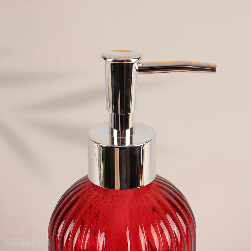 Hot Selling Glass Liquid Soap Dispenser Bottle for kitchen Bathroom