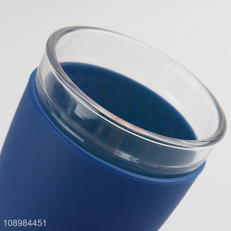 New arrival multicolor portable coffee cup with silicone cover