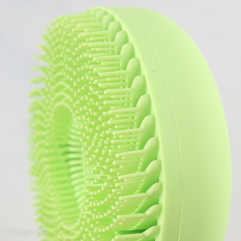 Top selling round silicone facial cleansing brush for skin care