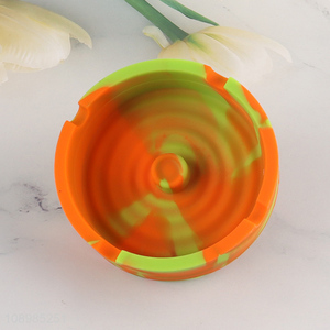 Top products round household silicone ashtray for sale