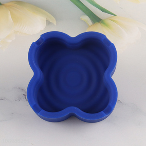 Factory supply heat-resistant household silicone ashtray for sale