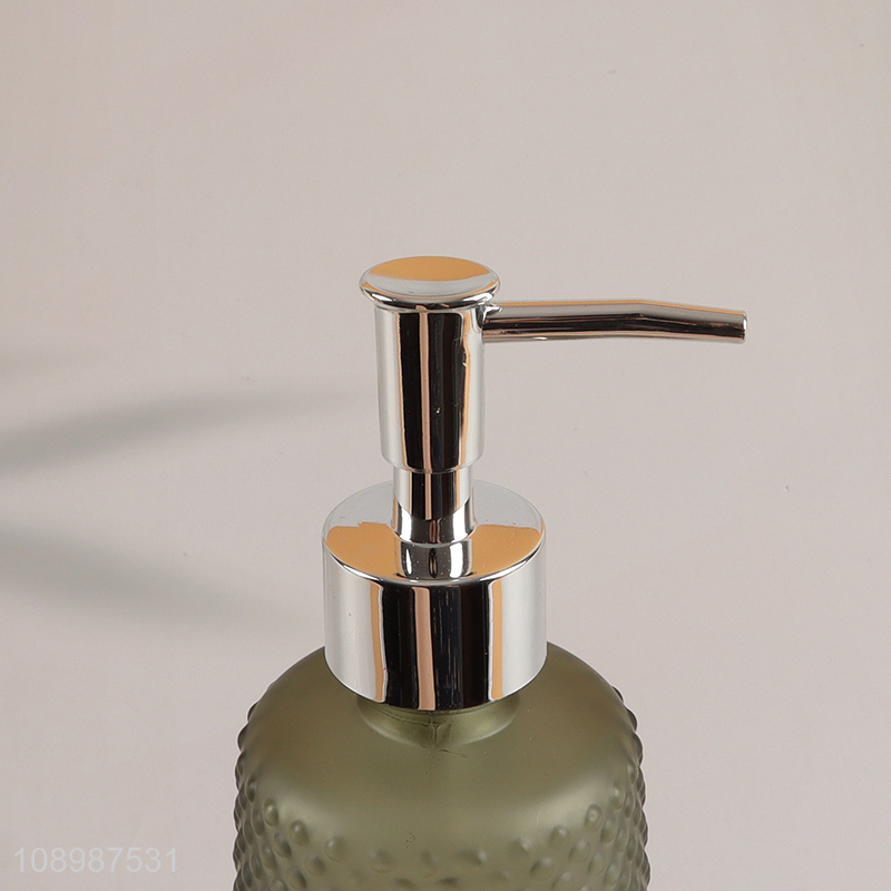 Hot Selling Colored Glass Hand Soap Dispenser Refillable Soap Dispenser