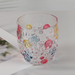 New Arrival 300ml Colored Glass Mug Wine Glasses Modern Whisky Cup