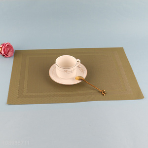 Top products rectangle anti-slip textilene dinner mat place mat