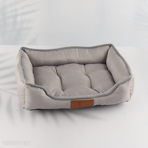 Factory wholesale soft waterproof pet dog  bed for winter