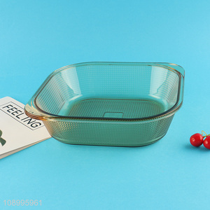 Popular products large capacity kitchen glass baking pan baking dish