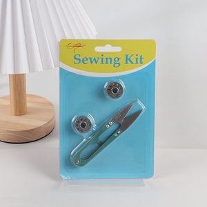 Online Wholesale Home Sewing Kit with 2 Sewing Thimbles & Scissors