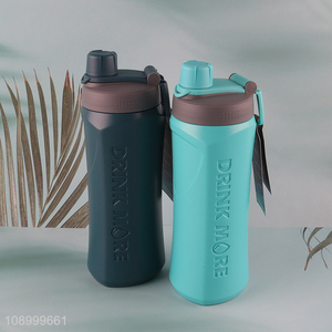 Top sale multicolor portable plastic water bottle drinking bottle