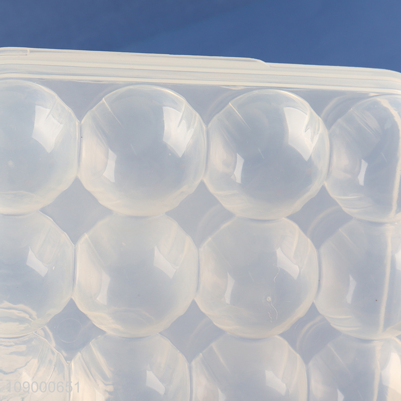 Hot Selling 24 Slots Plastic Egg Holder Egg Storage Container for Fridge