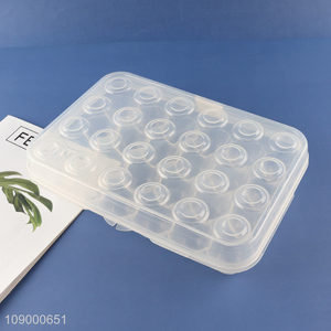 Hot Selling 24 Slots Plastic Egg Holder Egg Storage Container for Fridge